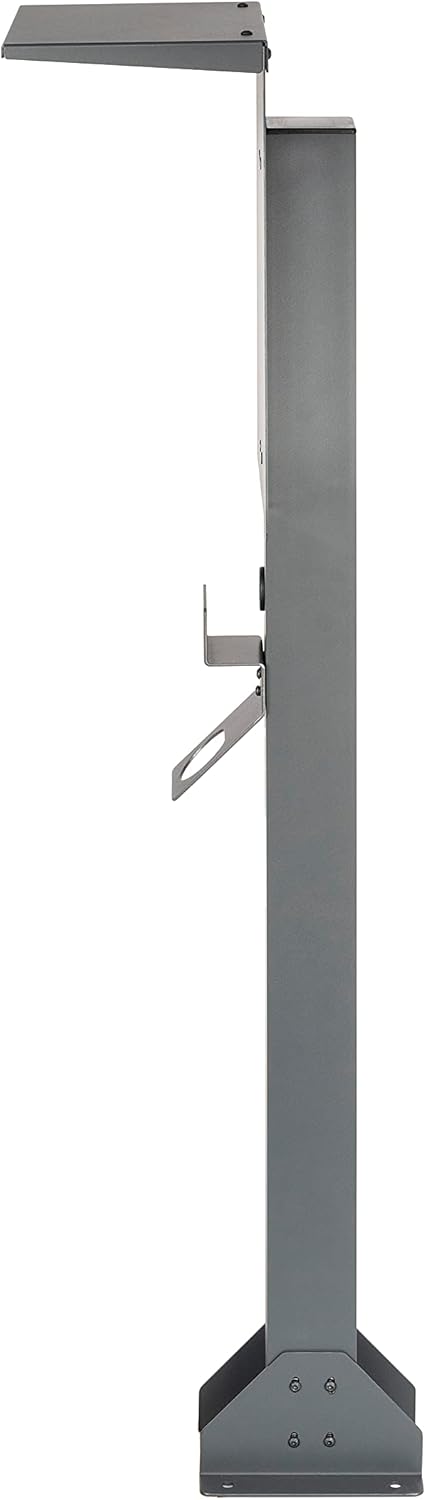 KREAINVENT Support universel de haute qualité pour wallbox en aluminium avec toit et porte-câble EV