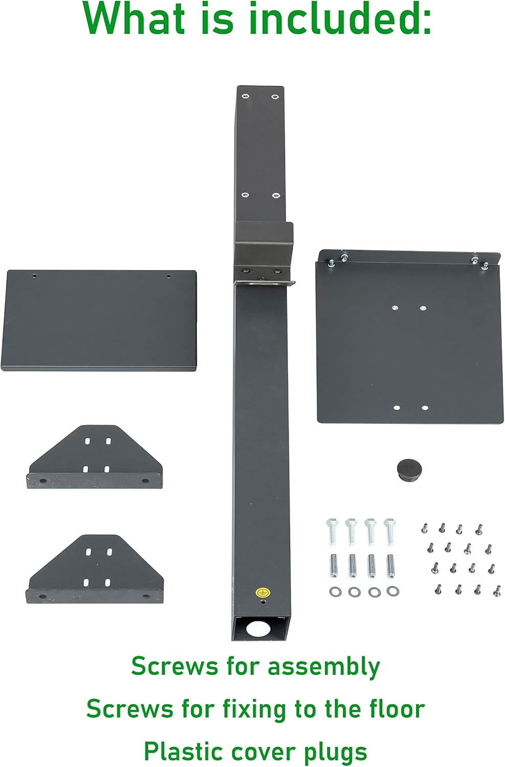 KREAINVENT Support universel de haute qualité pour wallbox en aluminium avec toit et porte-câble EV