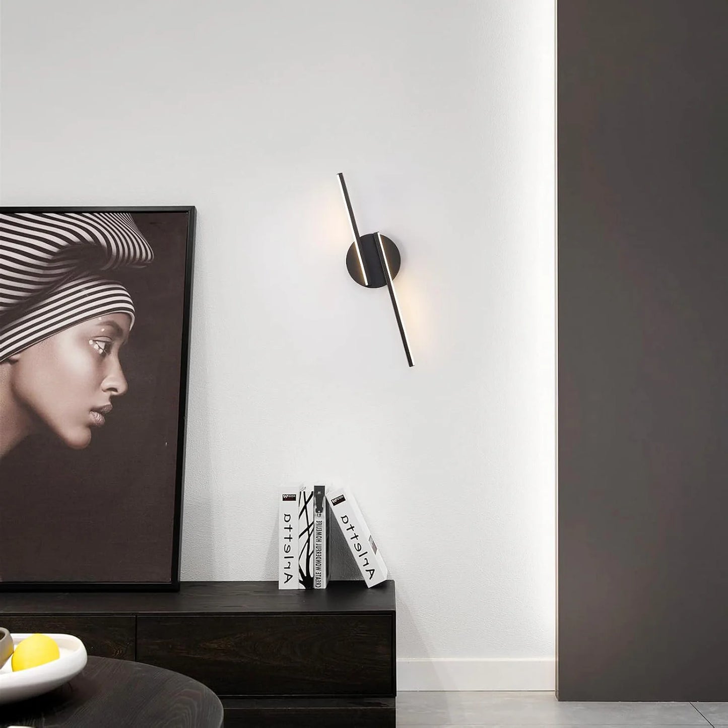 Applique murale LED, applique murale intérieure moderne 16W 1800LM 3000K plafonnier, appliques murales pour salon couloir couloir escalier