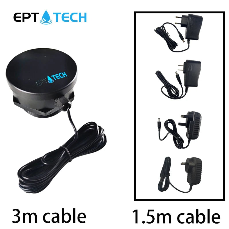 Détecteur d'application Mobile sans fil ultrasonique, capteur de niveau de liquide, d'eau, de carburant, d'huile, indicateur d'alarme, moniteur de réservoir à distance TLC2206