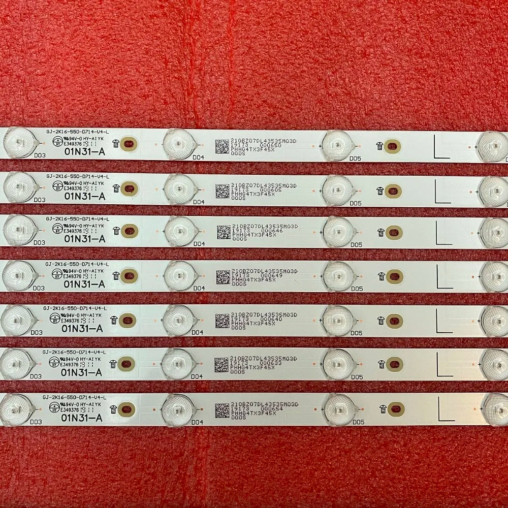 Bande de rétroéclairage LED, 55PFF5701/T3 55PUS6482 55PUS7002 LB55072 V1 V0 55PUS6162 55PUS6551 55PUS6432 55PUT6101/12 55PUS6501/12