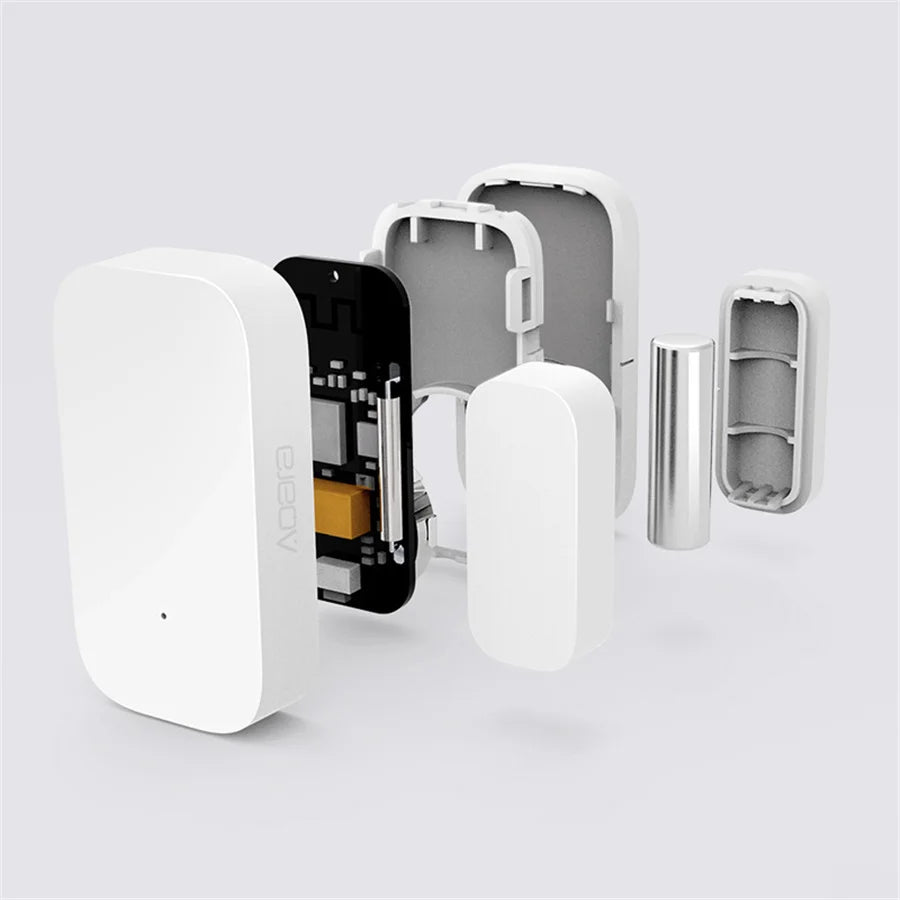 Aqara-Mini Capteur de Porte et Fenêtre Intelligent Zigbee, Connexion Sans Fil, Alarme, Maison Intelligente, HomeKit pour Xiaomi ata jia Mi Home
