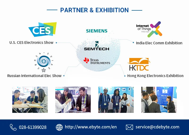 Technologie de communication éventuelles I de petite taille CC1101 technologie Transcsec sans fil EBYTE E07-M1101D-SMA carte de développement 433MHz à faible puissance