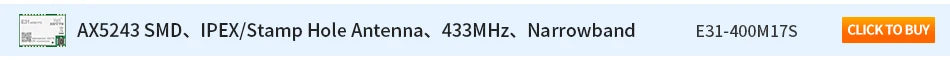 Technologie de communication éventuelles I de petite taille CC1101 technologie Transcsec sans fil EBYTE E07-M1101D-SMA carte de développement 433MHz à faible puissance