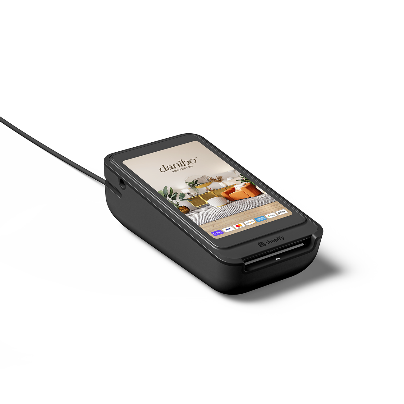 Station d'accueil pour terminal de point de vente Shopify