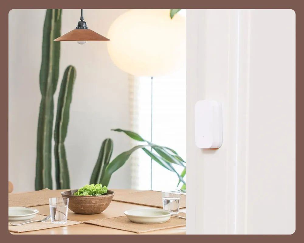 Aqara – capteur de porte et fenêtre Zigbee, Version mondiale, application pour maison intelligente, moniteur à distance sans fil, MCCGQ11LM, fonctionne avec Mi HomeKit