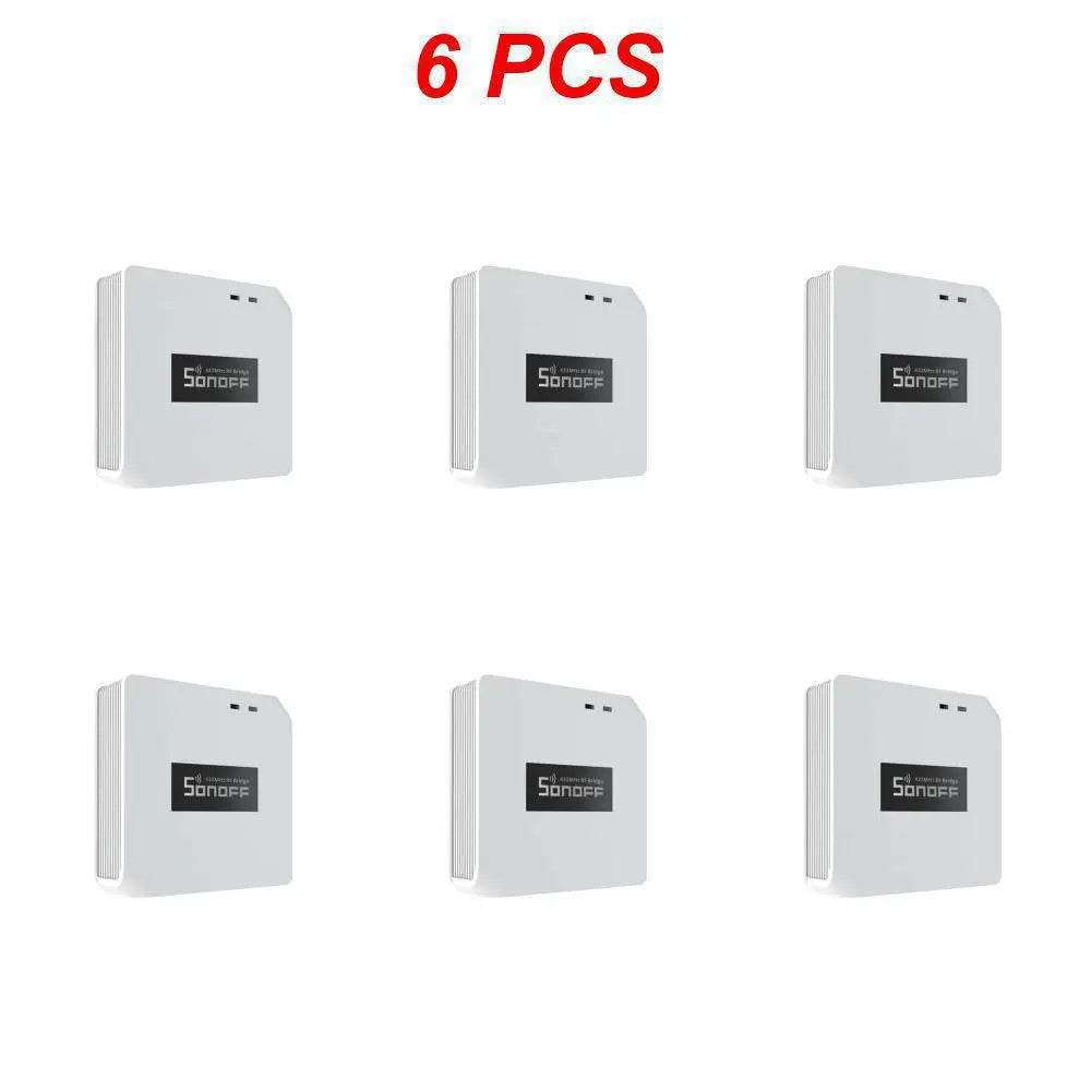 SONOFF RF Bridge R2 433MHz RF Wi-Fi passerelle sans fil scène intelligente prise en charge de la sécurité à domicile capteur DW2-RF PIR3-RF via eWeLink Alexa