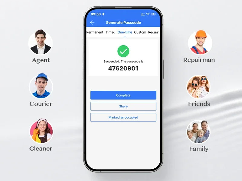 TTlock App se connecte sans passerelle serrure intelligente Wifi télécommande entrée sans clé serrure de porte à empreinte digitale numérique avec clavier