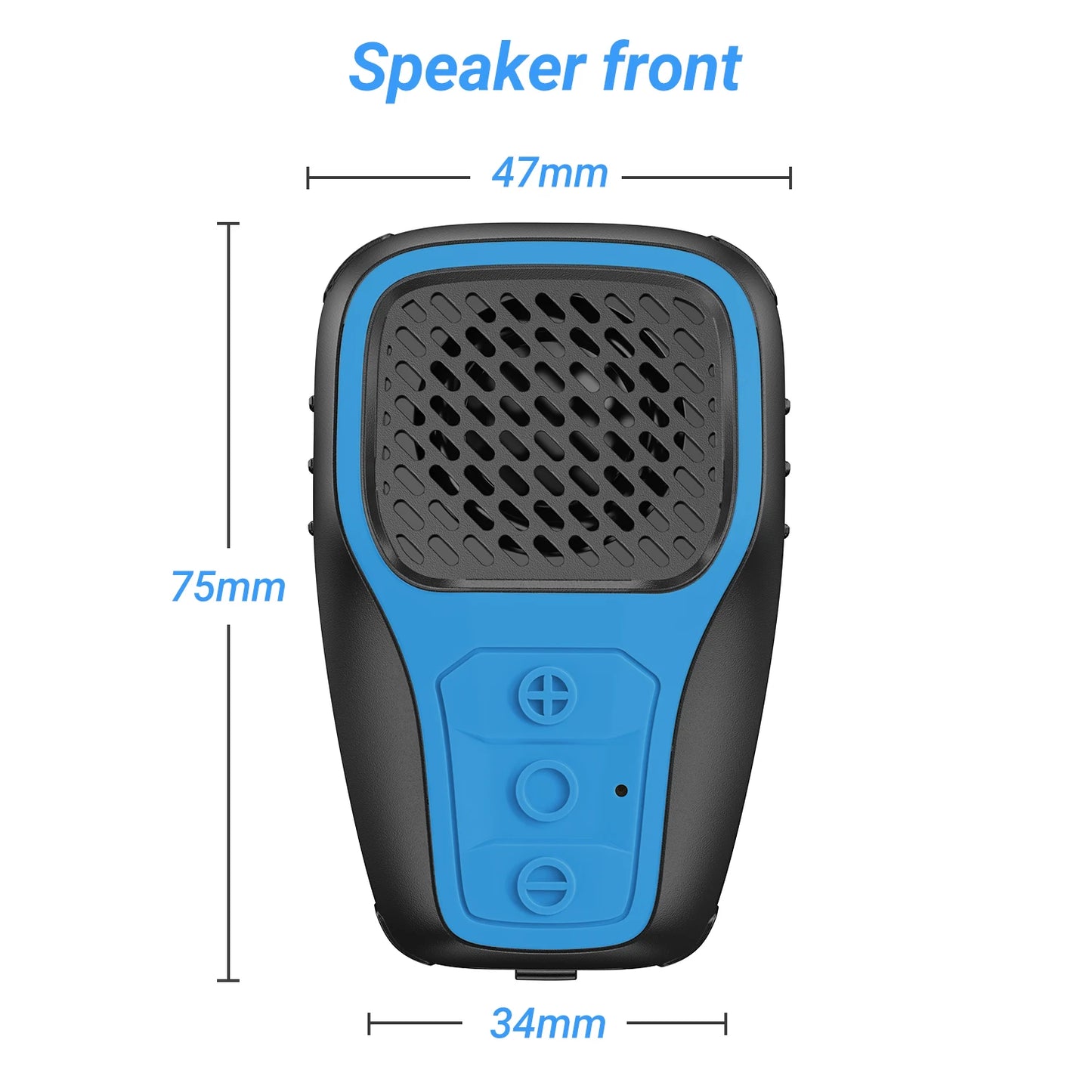 Sounderlink- Mini haut-parleur Bluetooth portable à clipser, appel mains libres, micro anti-bruit intégré, étanche IP67, accessoires de gymnastique