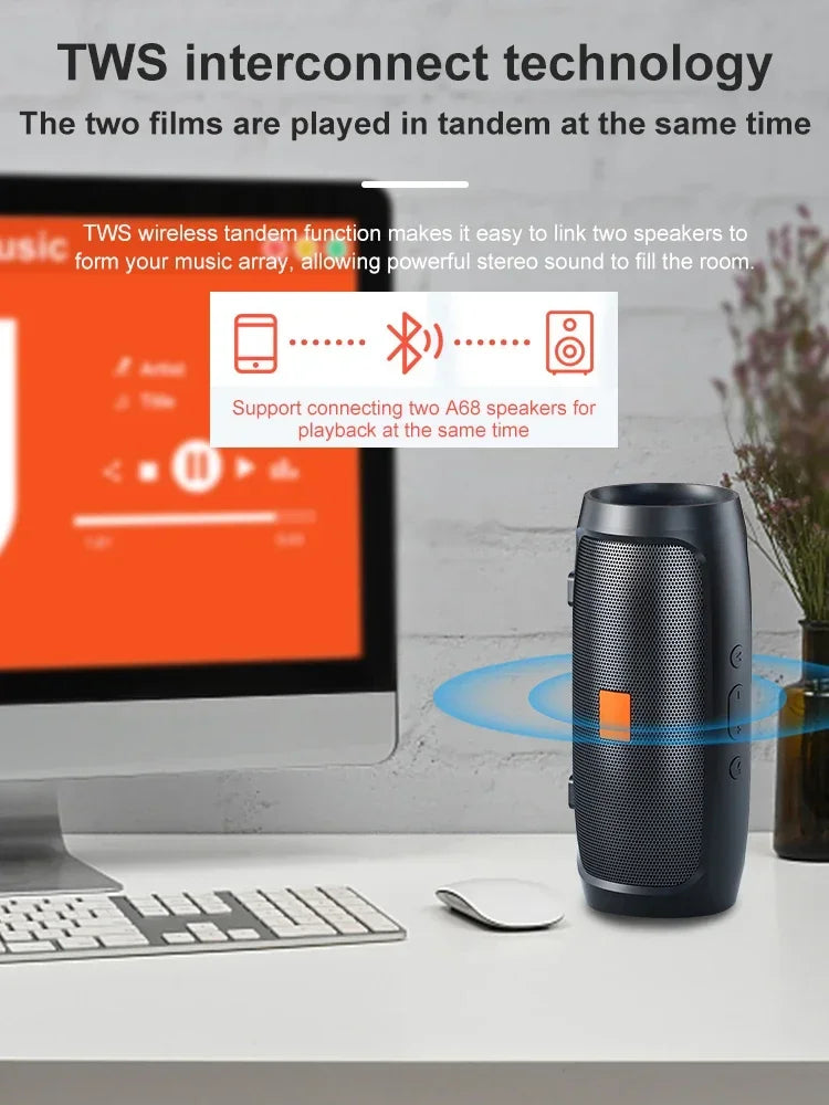 XIAOMI Portable Bluetooth haut-parleur Mini sans fil haute fidélité Surround son extérieur étanche Camping fête haut-parleur