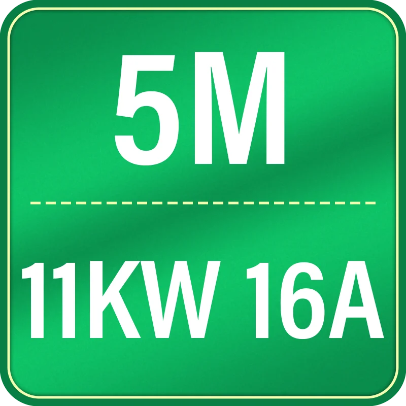Cable pour vehicule electrique (VE) de Goneo Type 2 triphasé, 22KW/11KW, 32A/16A, 7M/5M, type 2 De type 2, EV,PHEV,chager Câble