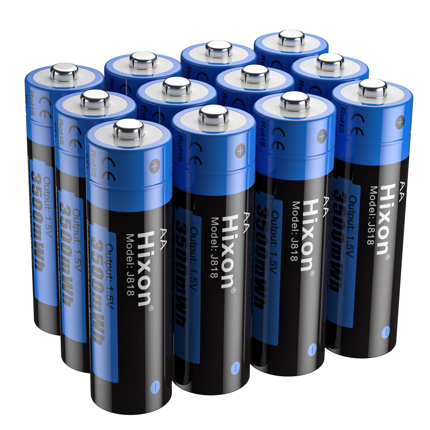 Hixon aa 1.5V Li-ion batterie Rechargeable 3500mWh 1.5V Lithium AA piles rechargeables 1.5v AA batterie pour jouet télécommandé