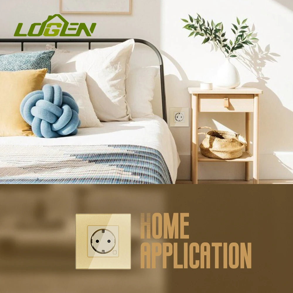 LOGEN Wifi prises intelligentes type-c USB 220V fonctionne avec Tuya vie intelligente Google Assistant Amazon Alexa Yandex Alice prise ue