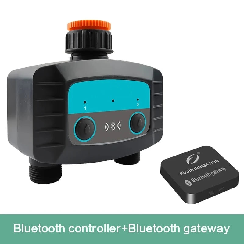 Minuterie d'arrosage intelligente, minuterie d'eau bidirectionnelle, WiFi, Bluetooth, d'argile de jardin, électrovanne intelligente, télécommande de téléphone sans fil