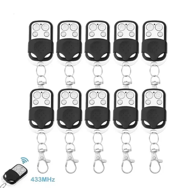 10 pièces 433MHz copie intelligente duplicateur télécommande 4 boutons électrique porte de Garage ouvre-porte télécommande Code de clonage clé de voiture