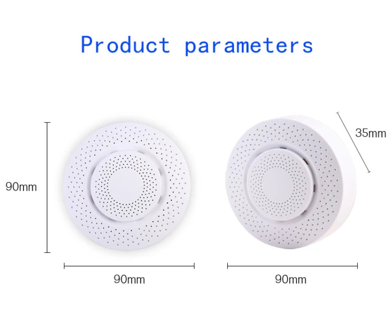 Tuya Zigbee/WiFi capteur de qualité de l'air boîte à Air intelligente compteur de CO2 formaldéhyde cov capteur de température et d'humidité Via Alexa Google