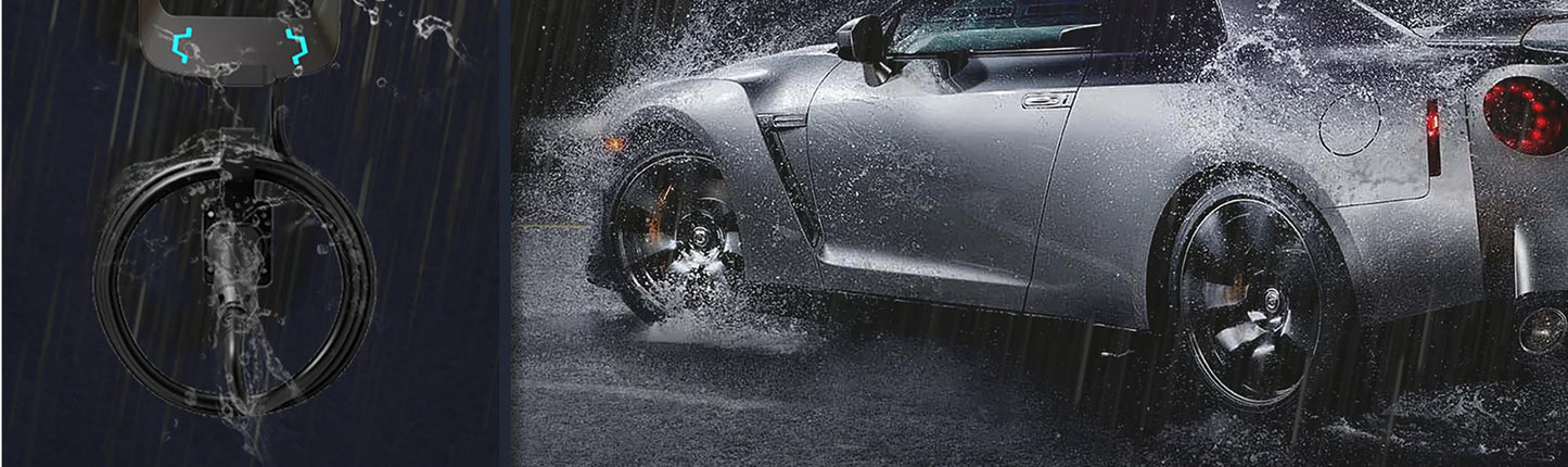 WOUEJ EV Station de charge W3 Type 2 7KW 32A 1 phase chargeur de véhicule électrique Wallbox APP commande vocale carte RFID écran LCD