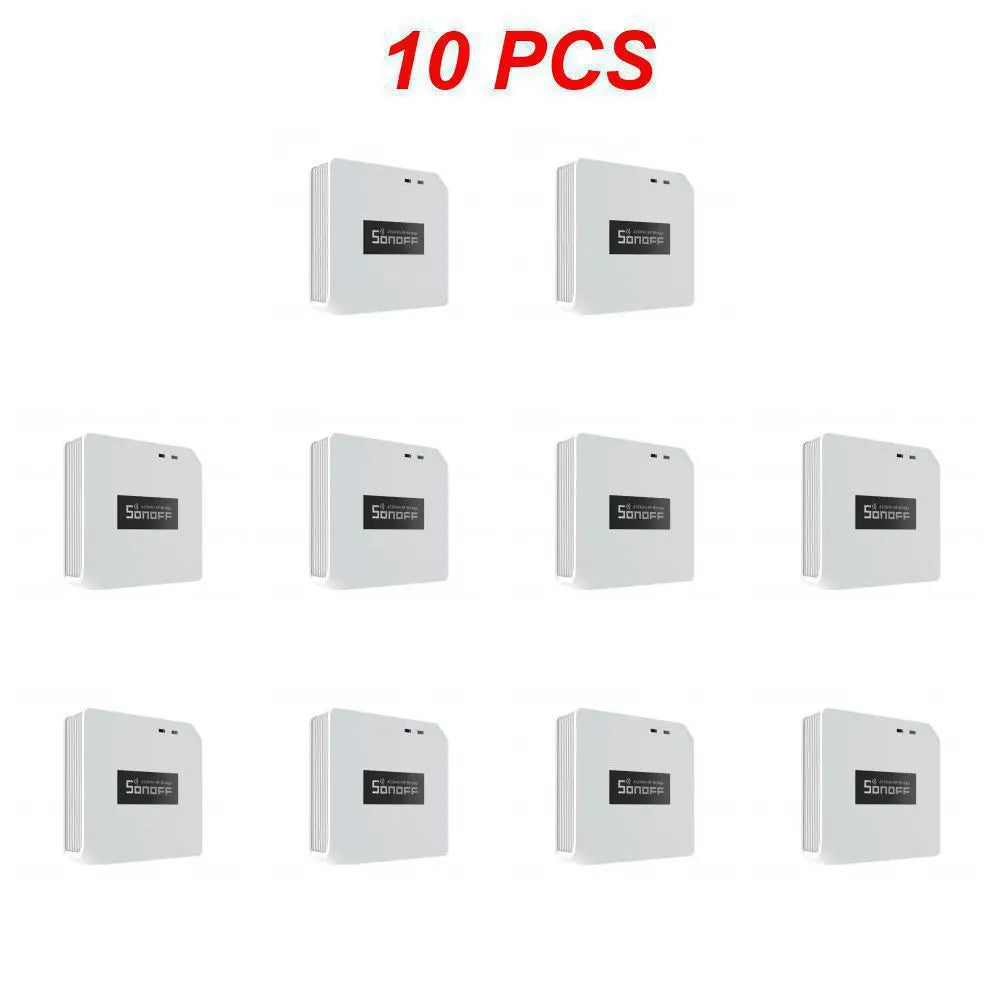SONOFF RF Bridge R2 433MHz RF Wi-Fi passerelle sans fil scène intelligente prise en charge de la sécurité à domicile capteur DW2-RF PIR3-RF via eWeLink Alexa