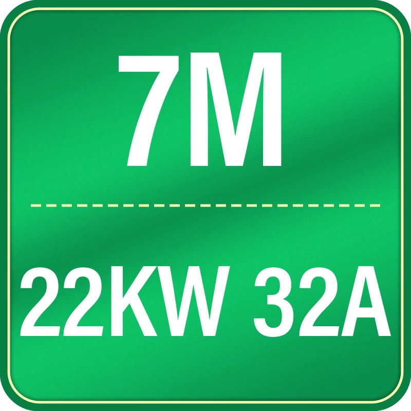 Cable pour vehicule electrique (VE) de Goneo Type 2 triphasé, 22KW/11KW, 32A/16A, 7M/5M, type 2 De type 2, EV,PHEV,chager Câble