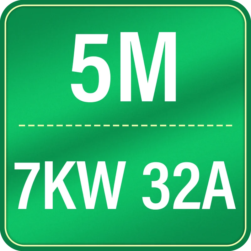 Cable pour vehicule electrique (VE) de Goneo Type 2 triphasé, 22KW/11KW, 32A/16A, 7M/5M, type 2 De type 2, EV,PHEV,chager Câble