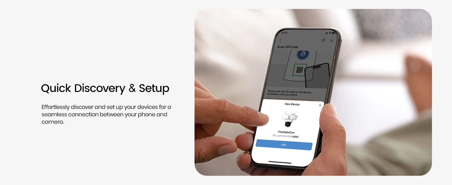 AOSU 5MP UHD WiFi Projecteur Caméra Extérieure 360 °   Vue couleur Vision nocturne Caméra de sécurité sans fil Détection PIR Audio bidirectionnel