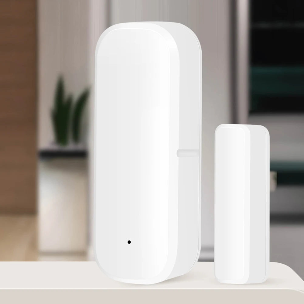 Détecteur intelligent d'ouverture/fermeture de porte WiFi/Zigbee, Notification de capteur de porte de fenêtre Tuya, prise en charge pour Google Home/Alexa pour la maison