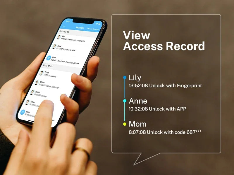 TTlock App se connecte sans passerelle serrure intelligente Wifi télécommande entrée sans clé serrure de porte à empreinte digitale numérique avec clavier