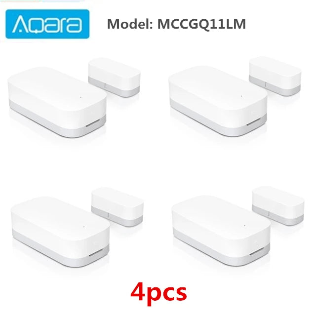 Aqara – capteur de porte et fenêtre Zigbee, Version mondiale, application pour maison intelligente, moniteur à distance sans fil, MCCGQ11LM, fonctionne avec Mi HomeKit