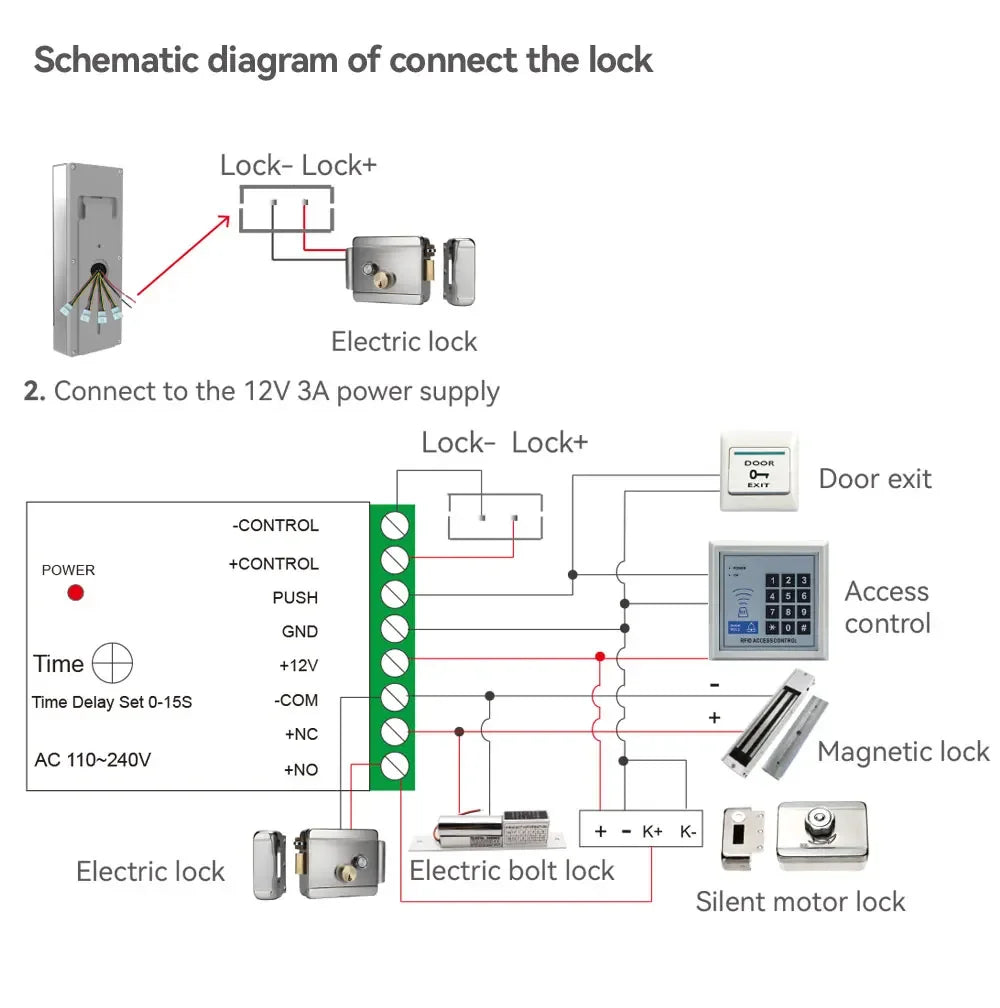 TUYA-Visiophone Multifamilial avec Écran de 3/4 Pouces, Kit d'Interphone Vidéo, Wifi, Moniteur, Cloche de Porte, Déverrouillage de Carte, Appartement, 2/7/10