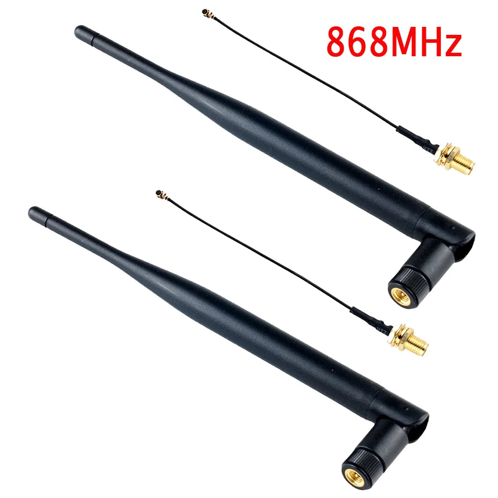 Antenne LoRa 868MHz / 915MHz 5DBi SMA mâle avec câble d'extension IPEX omnidirectionnel pour LoRa méshtastique 32 V3 LoRaWAN1/2/4 pièces
