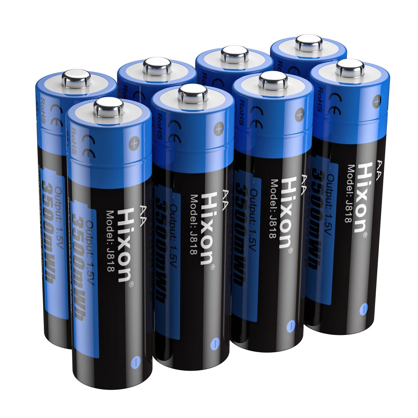 Hixon aa 1.5V Li-ion batterie Rechargeable 3500mWh 1.5V Lithium AA piles rechargeables 1.5v AA batterie pour jouet télécommandé