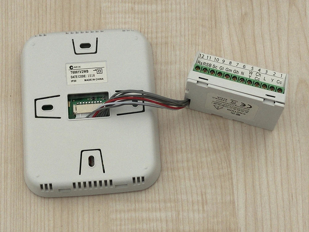 Thermostat numérique pour climatiseur, contrôleur de température à distance, vertical et horizontal, Honeywell, T6861, FCU, T68Également V2WG, T68Également V1WG