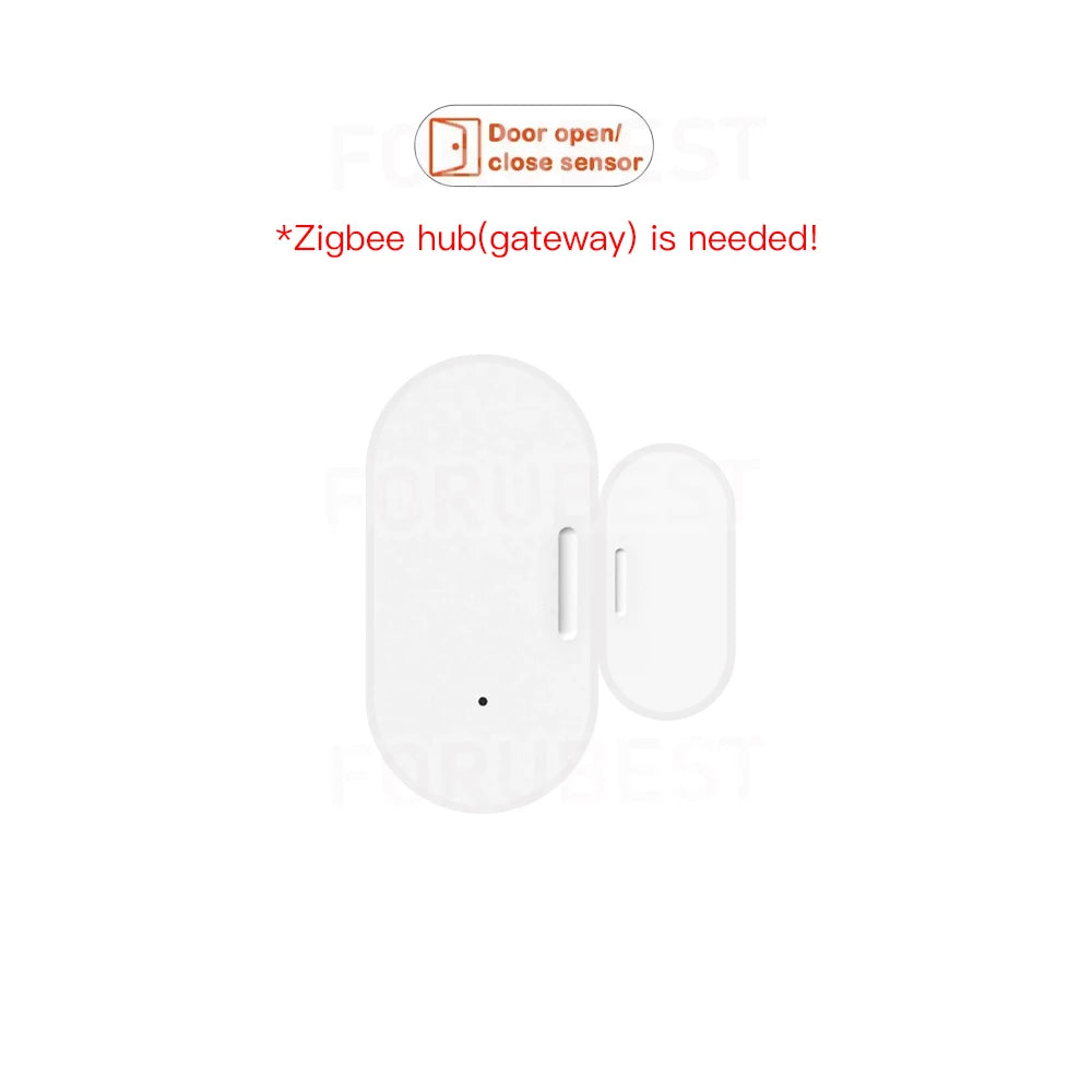 Tuya ZigBee – capteur de porte et fenêtre, détection de lumière Lux 2 en 1, alarme magnétique en temps réel, application, moniteur à distance, fonctionne avec Alexa Google
