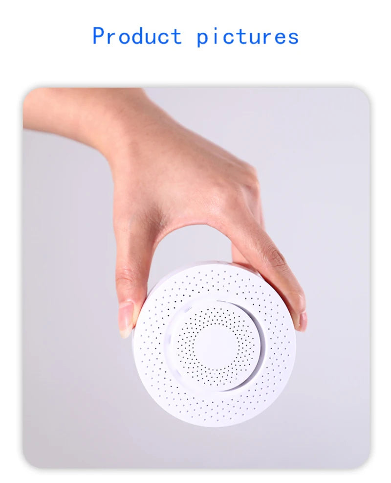 Tuya Zigbee/WiFi capteur de qualité de l'air boîte à Air intelligente compteur de CO2 formaldéhyde cov capteur de température et d'humidité Via Alexa Google
