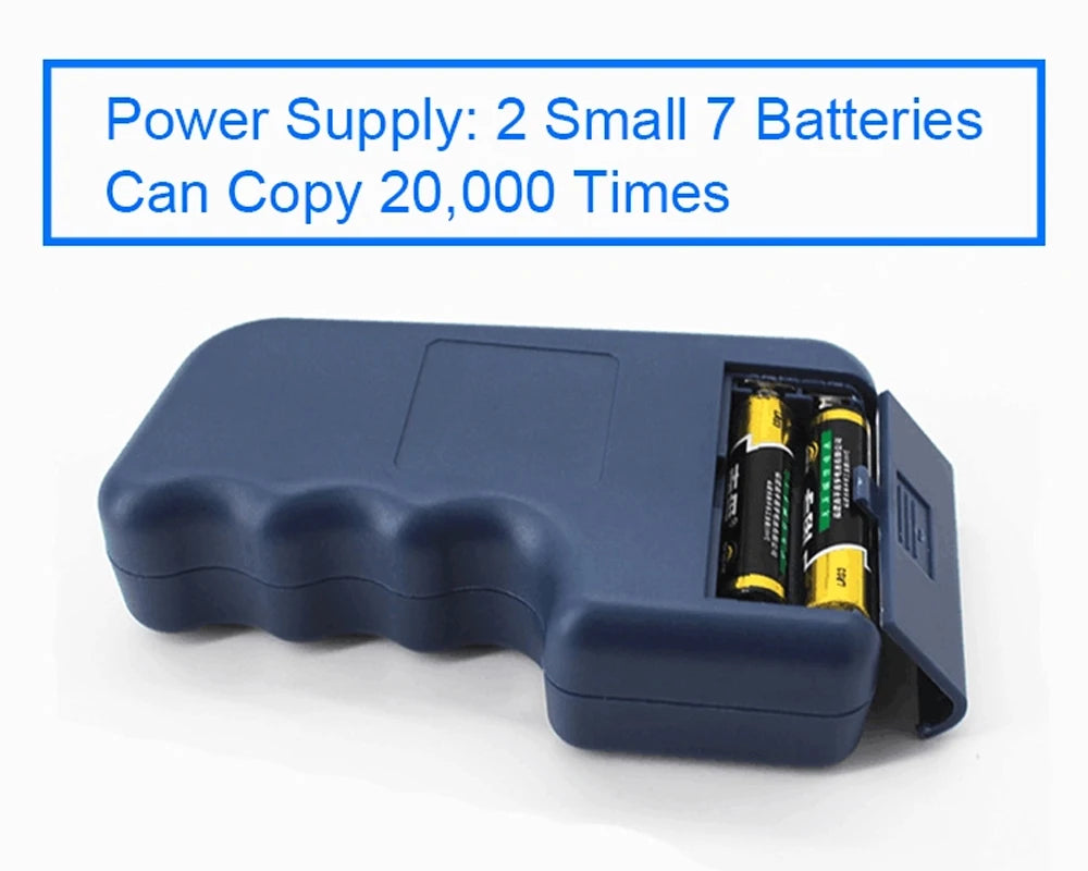 Duplicateur d'écriture portable RFID 125KHz, copie EM4305 T5577, lecture réinscriptible EM4100/TK4100, porte-clés d'identification, carte d'étiquette, expédition rapide