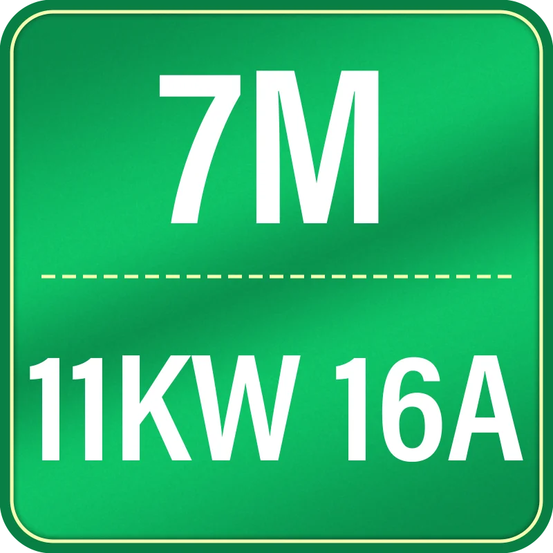Cable pour vehicule electrique (VE) de Goneo Type 2 triphasé, 22KW/11KW, 32A/16A, 7M/5M, type 2 De type 2, EV,PHEV,chager Câble