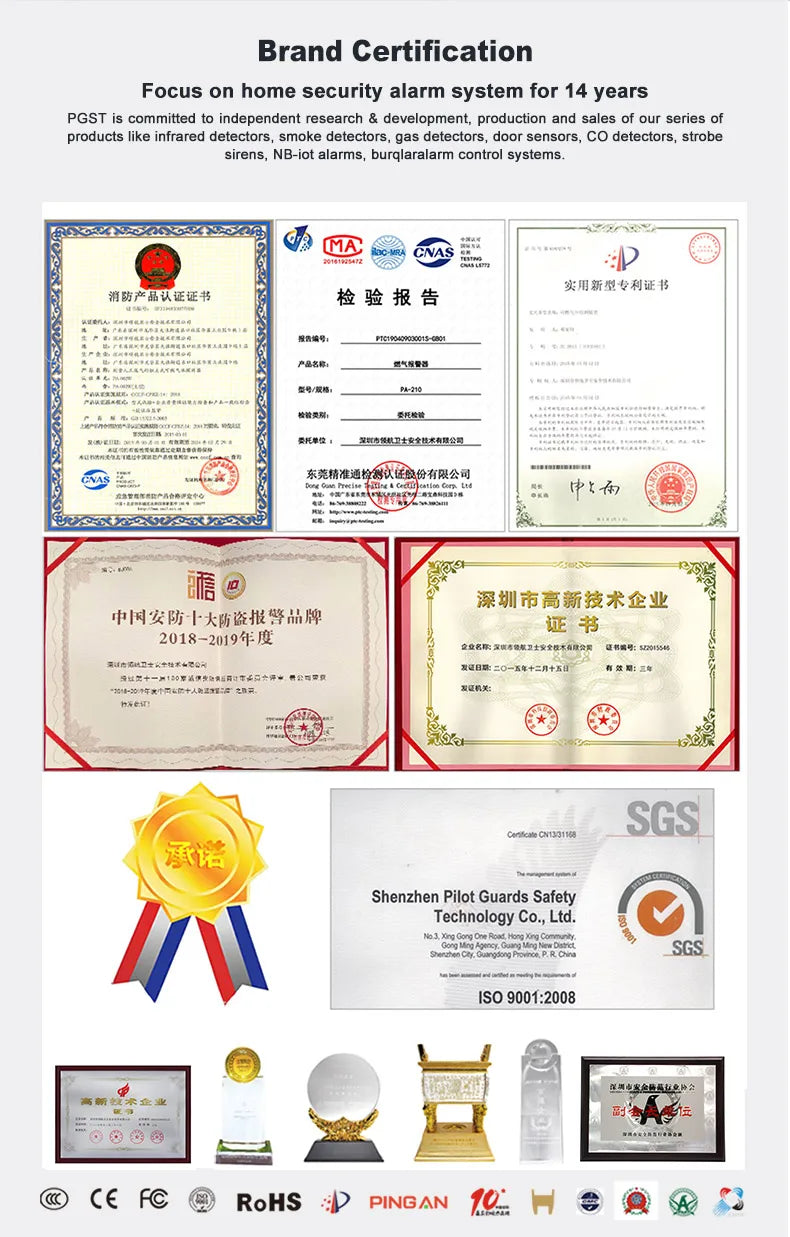 Nouveau système d'alarme domestique sans fil 2G GSM WiFi avec détecteur de mouvement alarme antivol pour Tuya SmartLife APP alarme de maison de jardin