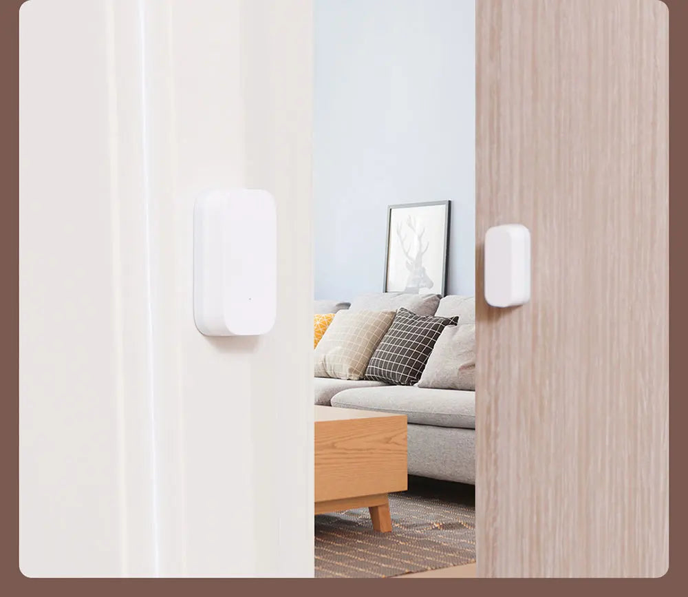 Aqara – capteur de porte et fenêtre Zigbee, Version mondiale, application pour maison intelligente, moniteur à distance sans fil, MCCGQ11LM, fonctionne avec Mi HomeKit
