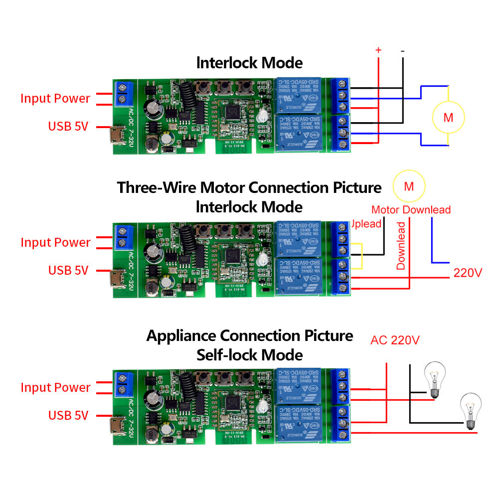 Contact sec Tuya commutateur intelligent Zigbee 1 2 4 canaux Zigbee Din Rail relais carte Module deux canaux RF 433 relais 12V 24V 230V