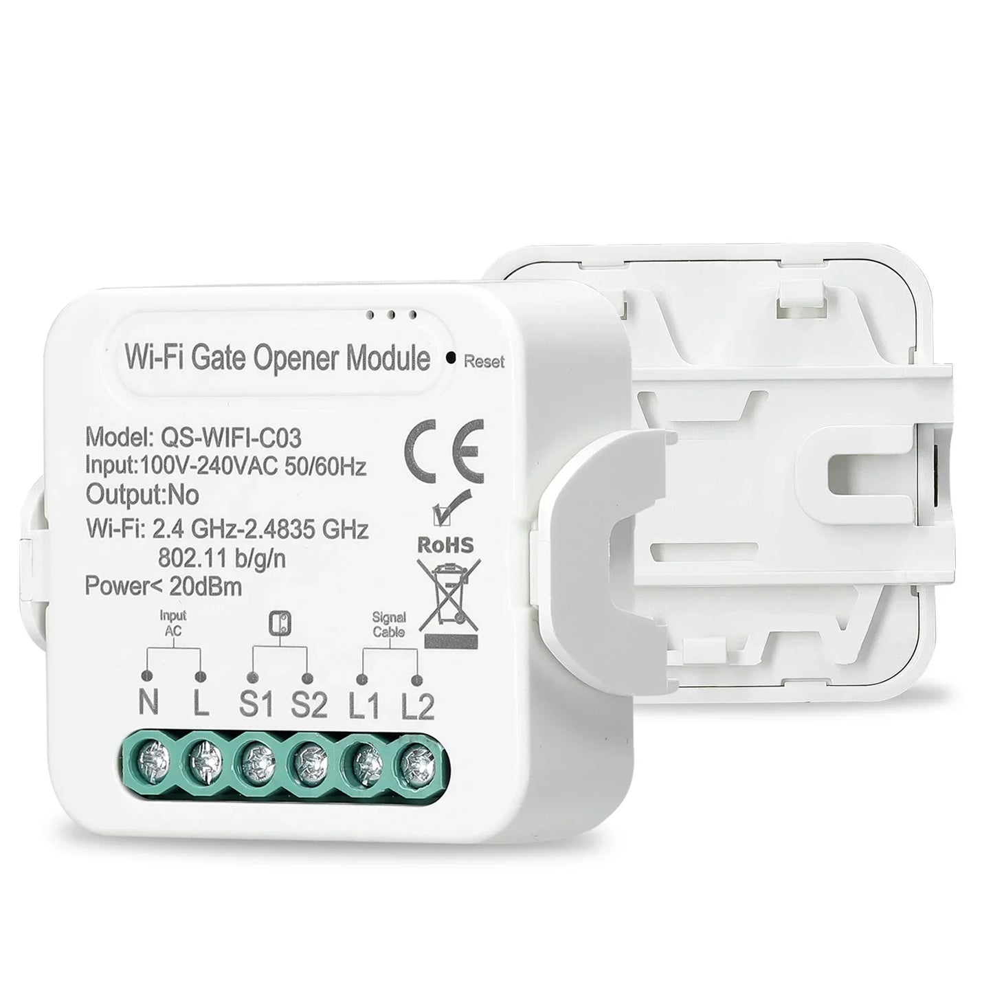 Ouvre-porte intelligent Tuya, Module de contrôleur de porte WiFi/Zigbee, Compatible avec Alexa Echo Google Home Siri