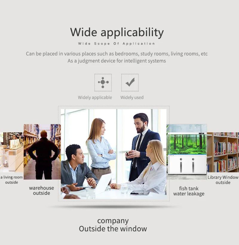 Capteur de pluie Tuya Zigbee, alertes de pluie en temps réel, intégration de maison intelligente, étanche IP65, à énergie solaire pour le jardin et l'irrigation