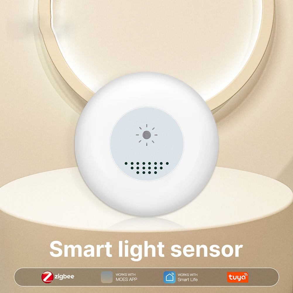 Tuya Zigbee capteur de lumière capteur de Luminance APP contrôle éclairage détecteur de luminosité automatisation d'éclairage domestique