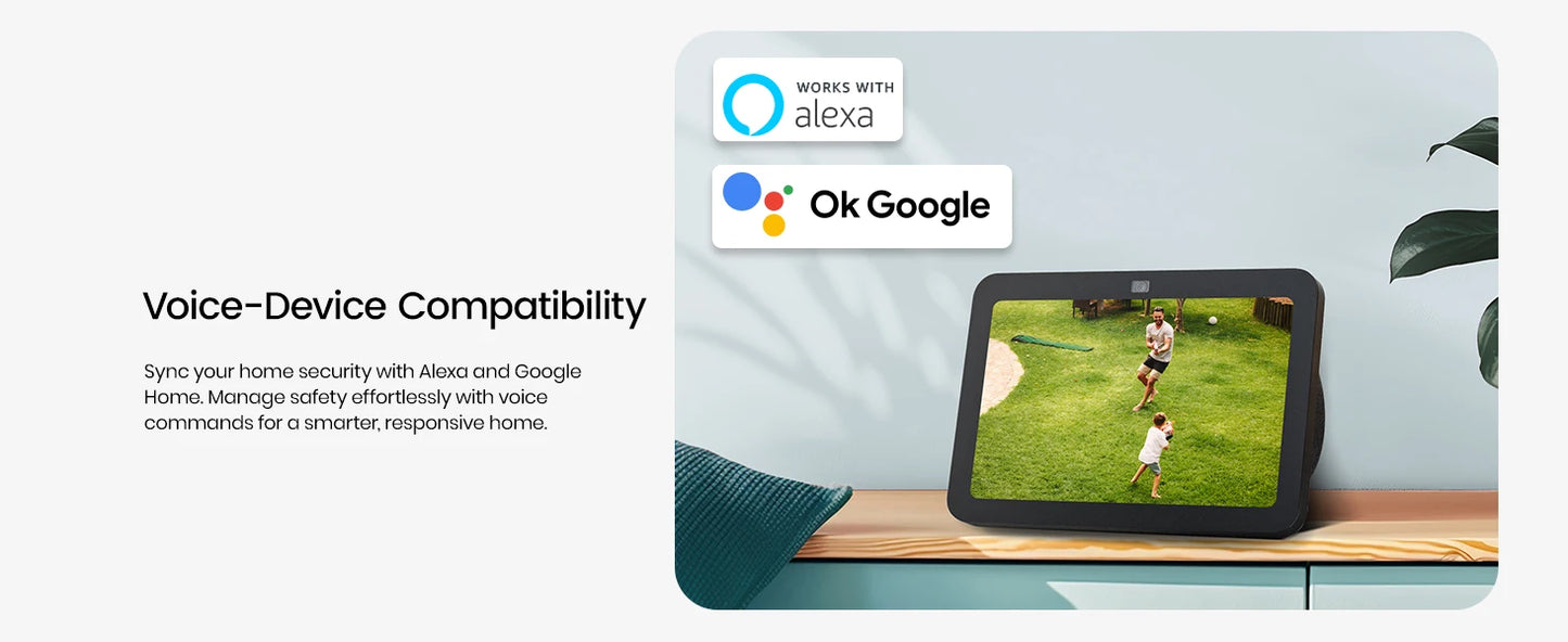 AOSU 5MP UHD WiFi Projecteur Caméra Extérieure 360 °   Vue couleur Vision nocturne Caméra de sécurité sans fil Détection PIR Audio bidirectionnel