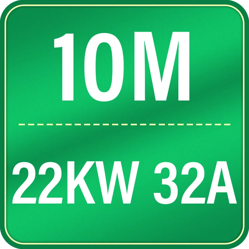 Cable pour vehicule electrique (VE) de Goneo Type 2 triphasé, 22KW/11KW, 32A/16A, 7M/5M, type 2 De type 2, EV,PHEV,chager Câble