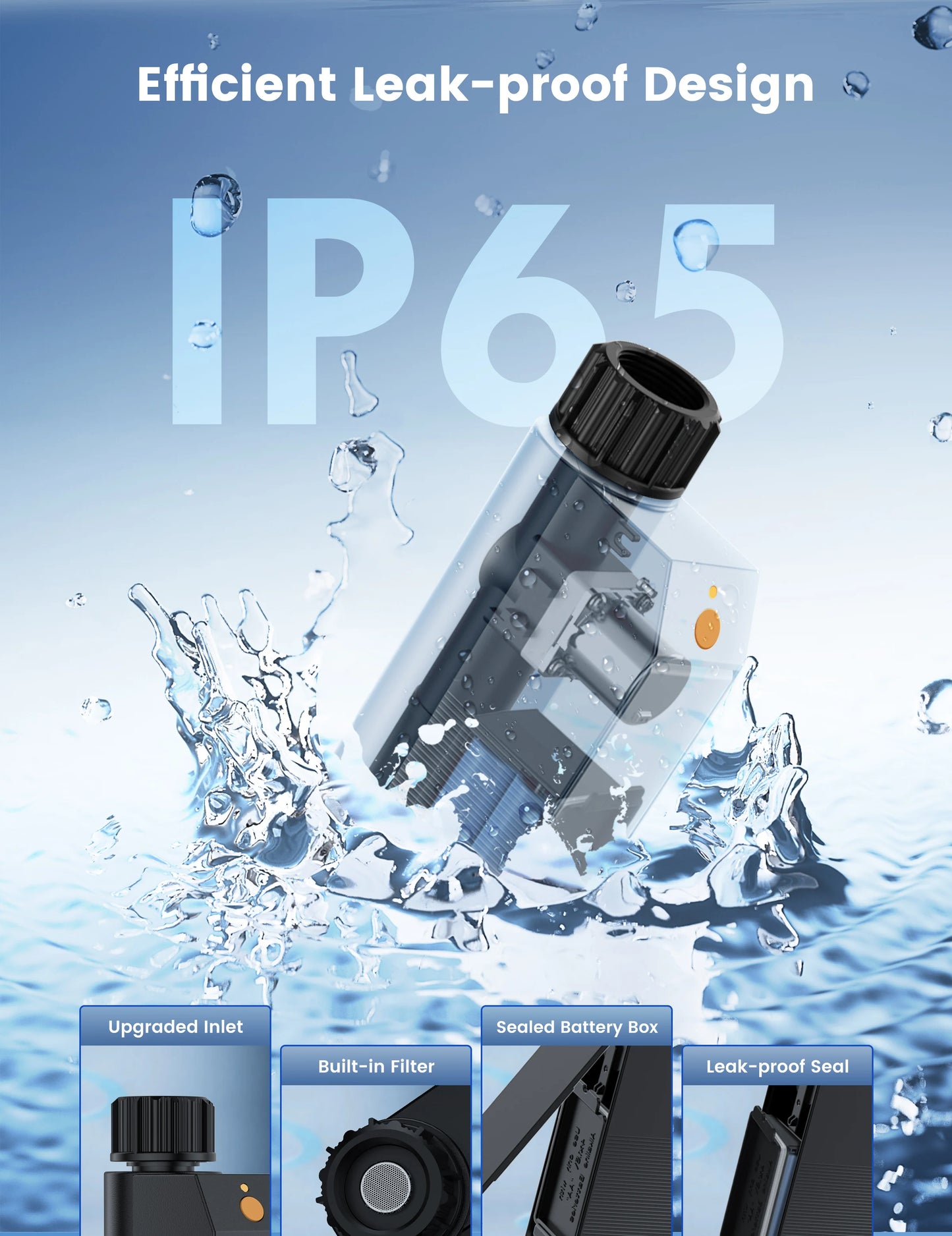 GIRIER Minuterie d'eau intelligente Minuterie d'arrosage WiFi Aucun hub requis pour l'irrigation goutte à goutte de tuyau d'arrosage fonctionne avec l'application Tuya prend en charge Alexa