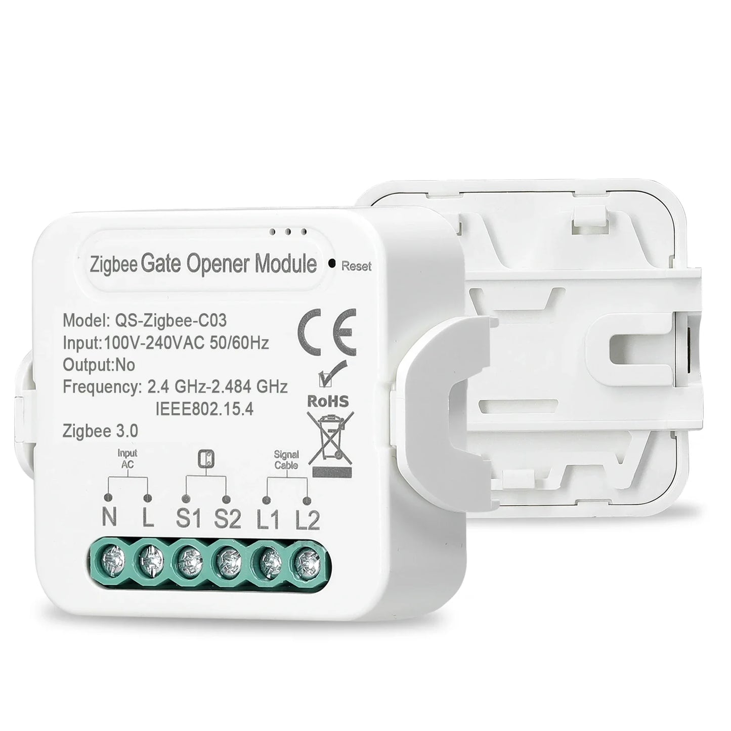 Ouvre-porte intelligent Tuya, Module de contrôleur de porte WiFi/Zigbee, Compatible avec Alexa Echo Google Home Siri