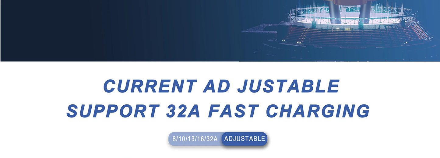 WOUEJ EV Station de charge W3 Type 2 7KW 32A 1 phase chargeur de véhicule électrique Wallbox APP commande vocale carte RFID écran LCD