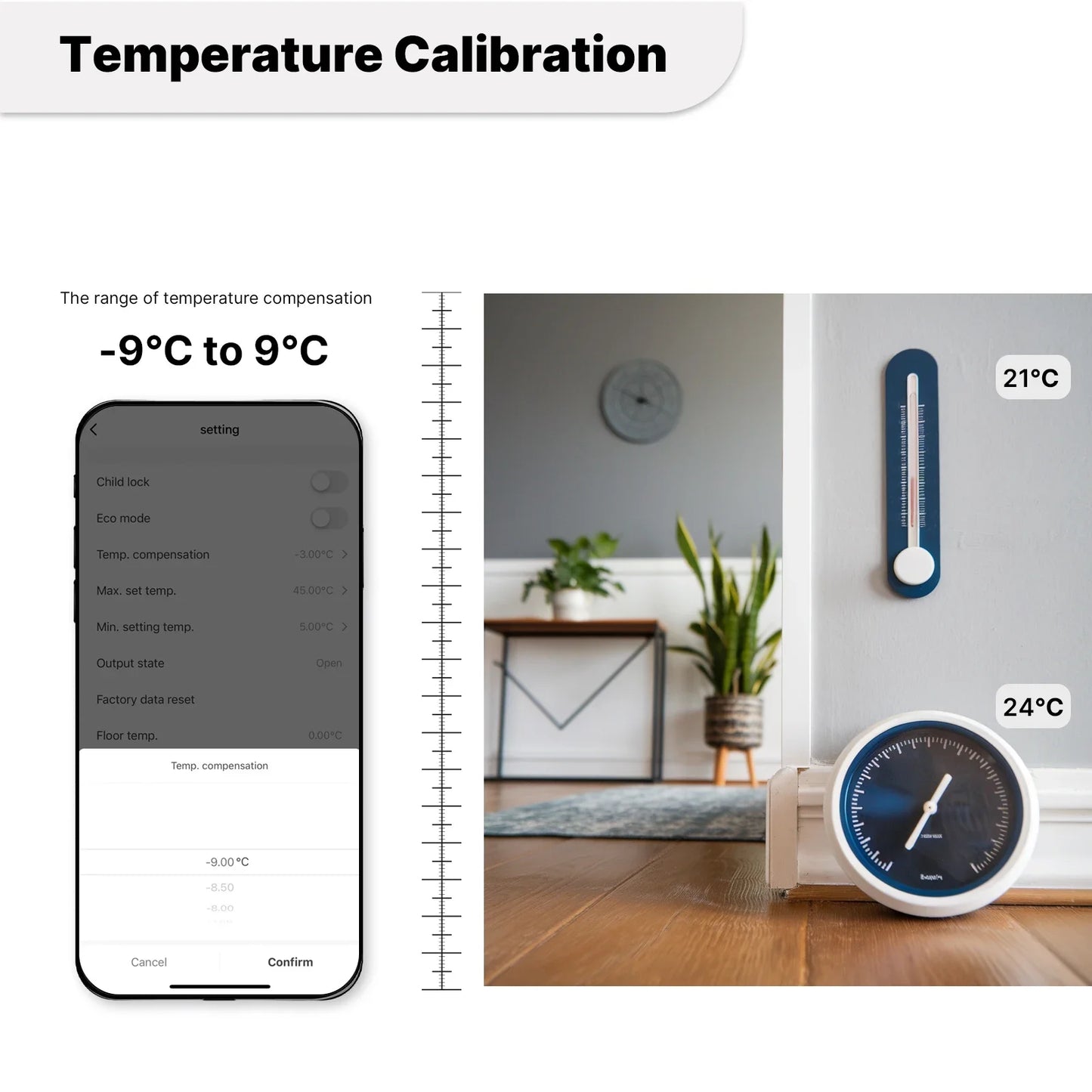 MOES-Tuya Matter WiFi Smart ThermoandreTemperature Contrmatérielle, Water Bomicrophone, Electric Heating, Alexa, Google, Apple SmartThings