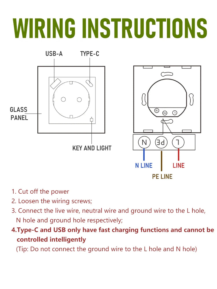 LOGEN Wifi prises intelligentes type-c USB 220V fonctionne avec Tuya vie intelligente Google Assistant Amazon Alexa Yandex Alice prise ue