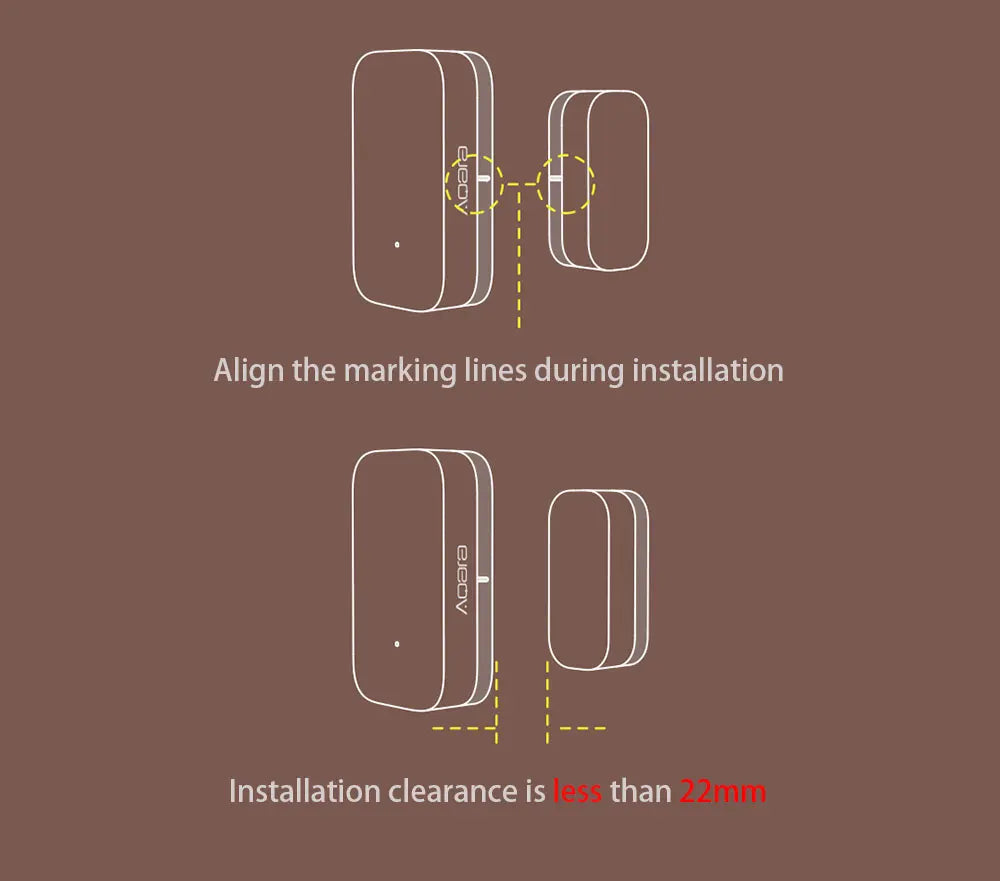 Aqara – capteur de porte et fenêtre Zigbee, Version mondiale, application pour maison intelligente, moniteur à distance sans fil, MCCGQ11LM, fonctionne avec Mi HomeKit